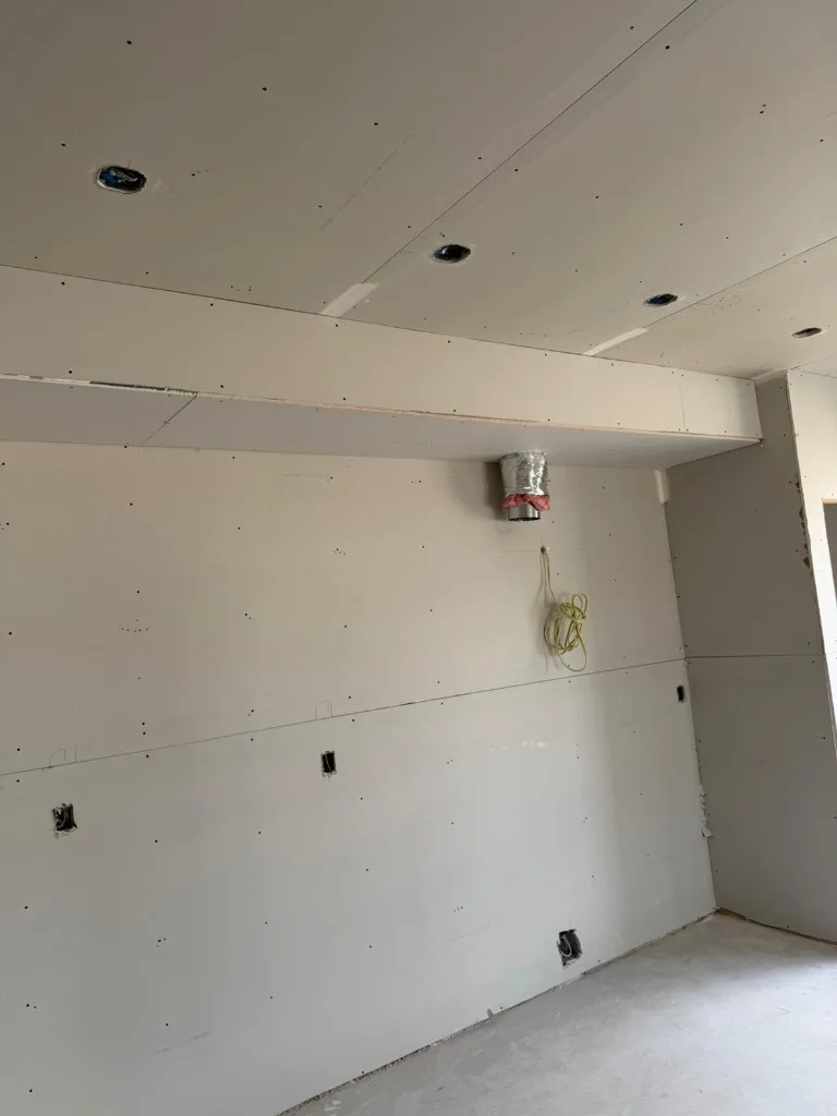 Steel stud framing — HSK Drywall project